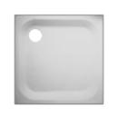 90x90x6.5 cm, Zarge an 4 Seiten, Ablauf D. 90 mm