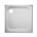 90x90x6.5 cm,Zarge hi + re,Abl. vorne links D.90mm