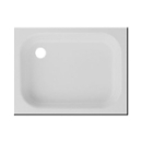 90x80x6,5 cm,Zarge hi + li,Abl.vorne rechts D.90mm