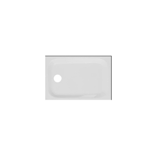 120x80x6,5 cm,Zarge hi+re,Abl.Mitte links D.90mm