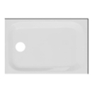 120x80x6,5 cm,Zarge hi+re,Abl.Mitte links D.90mm