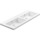 Doppelwaschtisch Alterna loft, 125 x 48 cm, ohne A