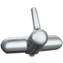 Duschenmischer, ohne Handbrause, AD 153 mm