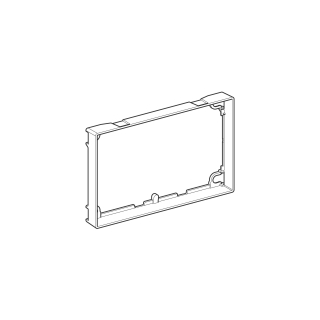 Ausgleichsrahmen zu 3342 238 / 239<br>Abdeckplatte Sigma60 (243.413.00.1)