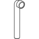 Gewindebogen Geberit