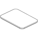 Abdeckplatte Gessi iSpa für Siebventil 17,8 x 13,2cm