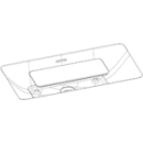 Abdeckplatte Gessi iSpa für Siebventil 34,8x12,8cm