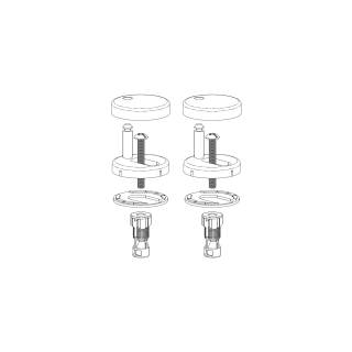 Steckbefestigung Toto