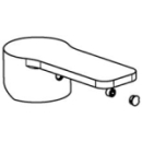 Hebelgriff komplett mit Schraube<br>(SP00539)