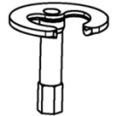 Befestigungsset Gessi, zu 6211 343 / 344 / 353 / 354 /...