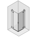 Pendeltüre Duka Pura 5000, Bodenmontage