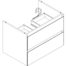 Waschtischmöbel Alterna zero plus