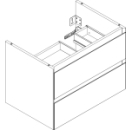 Waschtischmöbel Alterna zero plus