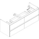 Waschtischmöbel Alterna zero plus