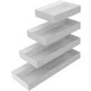 Auflegewaschtisch Falper Quattro.Zero