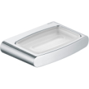 Seifenhalter Wandmodell, Kristallglas matt