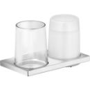 Glas- und Seifenspender Kristallglas klar