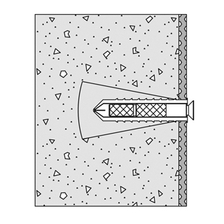 Befestigungsmat. für Leichtbeton, beton u. Lochzie