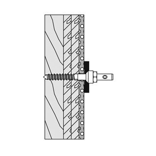 Befestigungsmaterial für Leichtbauwände