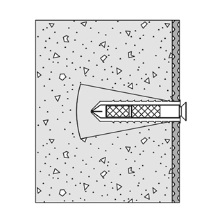 Befestigungsmat. für Leichtbeton, Beton u. Lochzie