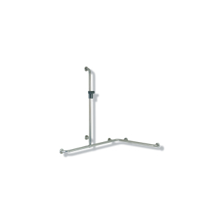 Eckhaltegriff-Duschengleitstange, 118.5 x 76.2 cm