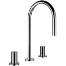 Dreilochbatterie, A 166 mm, ohne Ablaufventil