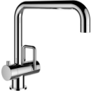 Einlochmischer twin, A 225 mm, Ablaufventil