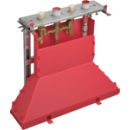 Grundkörper für Fliesenrandarmatur 4-Loch