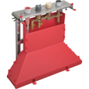 Grundkörper Hansgrohe für 4-Loch Armatur mit...