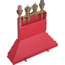 Grundkörper Hansgrohe für 4-Loch Mischer mit...