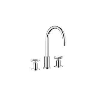 Dreilochbatterie, A 165 mm, Ablaufventil