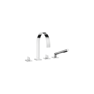 Wannenfüllbatterie MEM 4-Loch, mit Rosetten