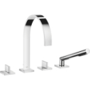 Wannenfüllbatterie MEM 4-Loch, mit Rosetten