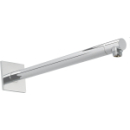 Brausenarm 1/2", gerade, Rosette eckig