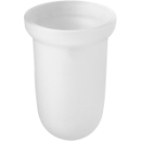 Mattglaseinsatz zu Klosettbürstenhalter