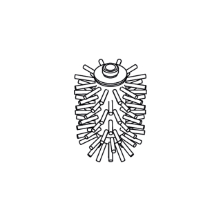 Bürstenkopf Duravit Stark T