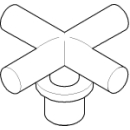 Kreuzgriff zu Umstell- und...