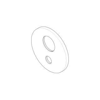 Abdeckplatte Bademischer (091102068)