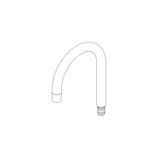 Ausladung 135 mm, zu Waschtischarmaturen<br>Tara / Tara Classic (90282206100)