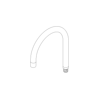 Ausladung 165 mm, zu Waschtischarmaturen<br>Tara / Tara Classic (90282206600)