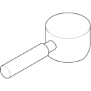 Griff Bade,- Duschen- und Wandmischer (90206204000)