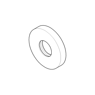 Rosette für Auslauf, zu Wandmischer<br>(092722003)