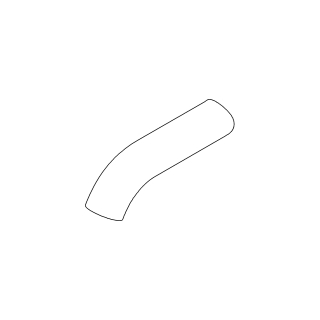 Auslauf fest, zu Einlochmischer, Ausladung 115 mm<br>(091106083)