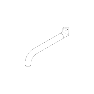 Auslauf schwenkbar, zu Wandmischer, Ausladung 225 mm, (04282507800)