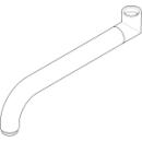 Auslauf schwenkbar, zu Wandmischer, Ausladung 225 mm,...