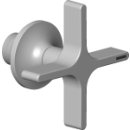 Kreuzgriff "hot", zu Bade- und...