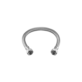 Druckschlauch Dornbracht ½" x ½", 40 cm, Metall<br>für Wannenfüllbatterie (1250297090)