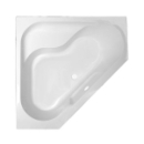 5-Eck, Schenkellänge 145 cm, Duschteil links