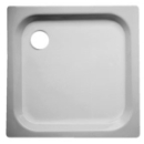 80 x 80 x 6.5 cm, Ablaufloch D. 90 mm