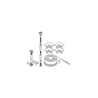 Duschenwannen-Fussset Schmidlin Omnia, Höhe 10 - 20 cm